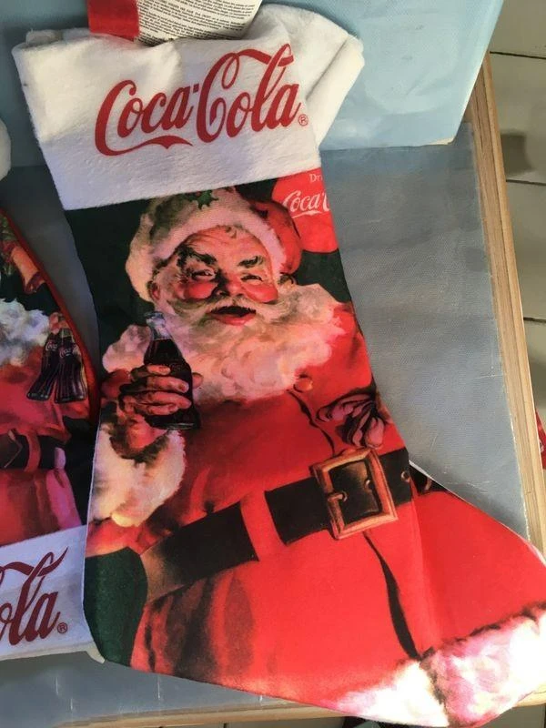 Coleção Coca-Cola natal: gorro + bota de natal luminosa xxl - novos – photo 2